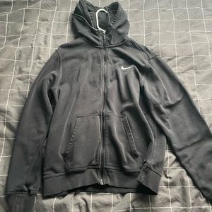 Black nike zip up